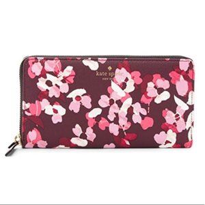 Kate Spade Schuyler Large Continental Cherry Blossom Wallet